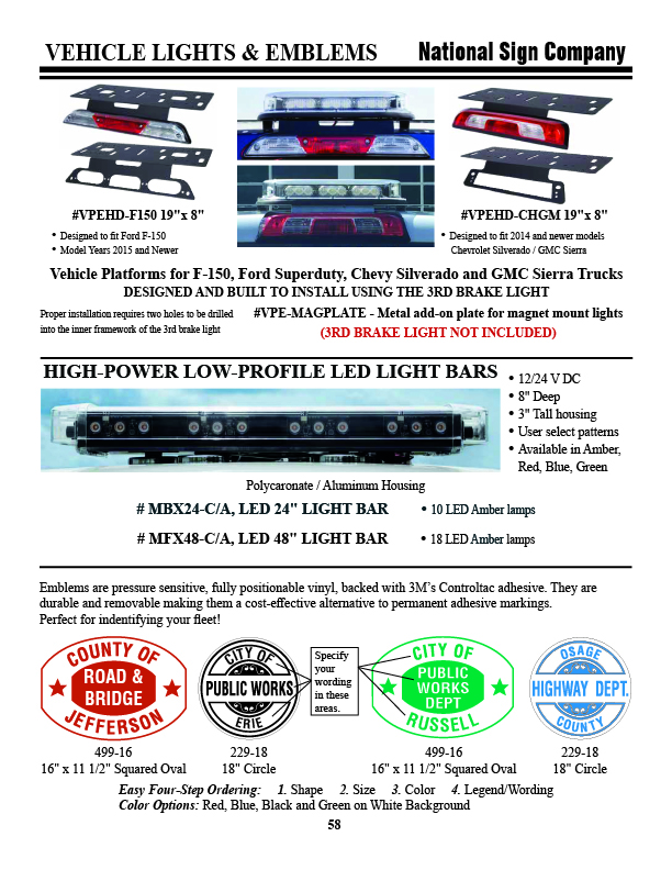 Vehicles Light Bars