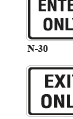 Entrance Right Arrow (N-32R)